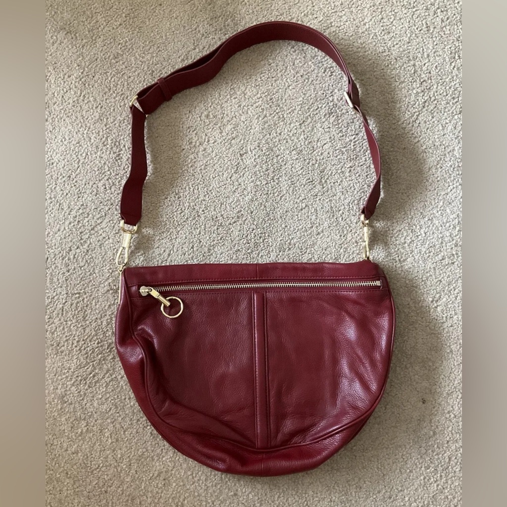 Elizabeth And James Burgundy Shoulder Bag